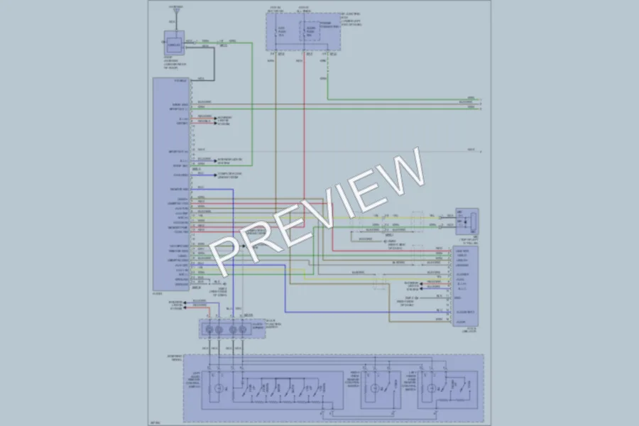 2011 Kia Sportage Radio wiring diagram preview