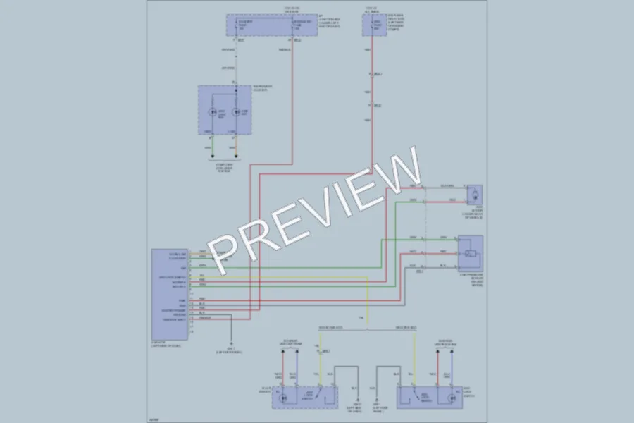 2011 Kia Sportage Transmission wiring diagram preview