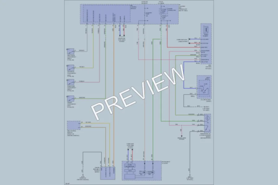 2011 Kia Sportage Warning Systems wiring diagram preview