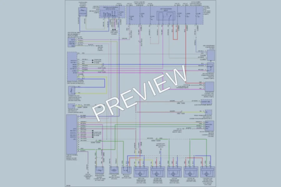 2011 LandRover LR2 Air Conditioning wiring diagram preview