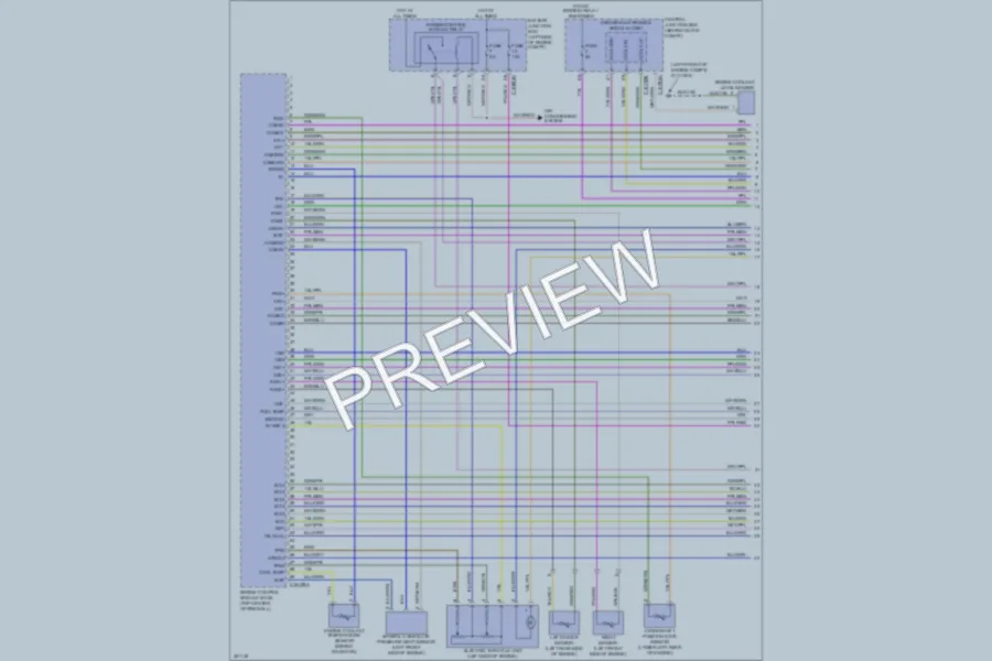 2011 LandRover LR2 Engine Performance wiring diagram preview