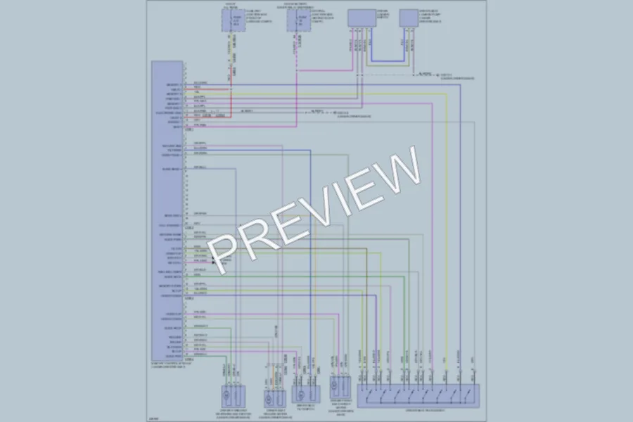 2011 LandRover LR2 Memory Systems wiring diagram preview