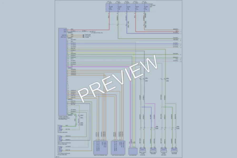 2011 LandRover LR2 Radio wiring diagram preview