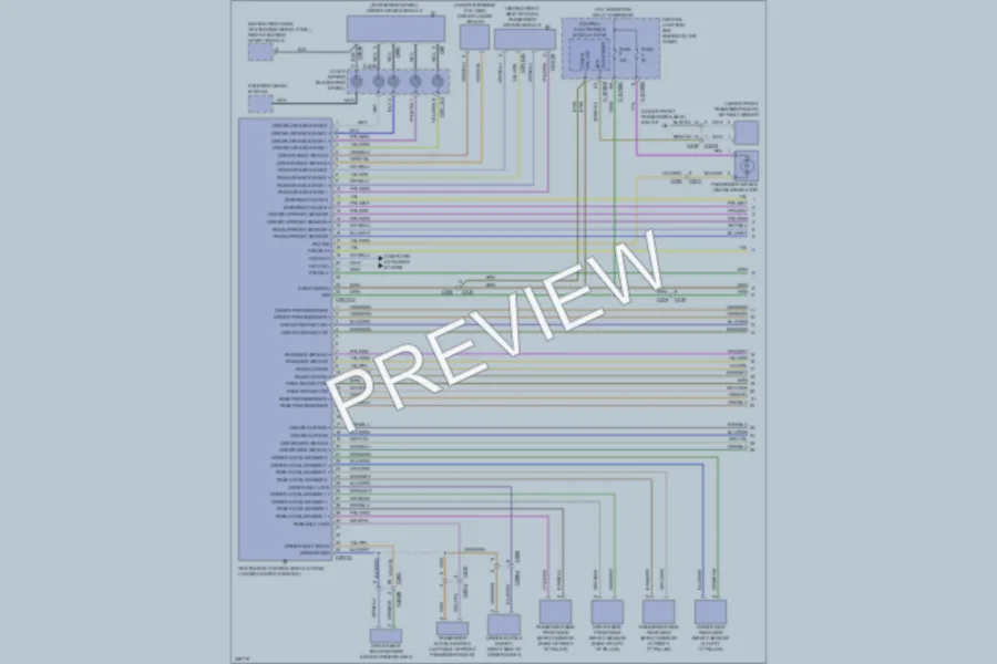 2011 LandRover LR2 Supplemental Restraints wiring diagram preview
