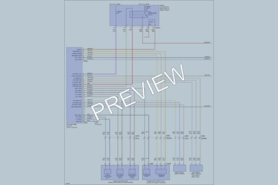 2011 LandRover LR4 Electronic Suspension wiring diagram preview