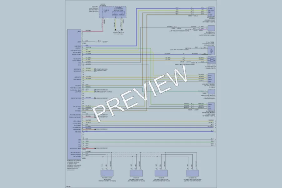 2011 LandRover RangeRover Air Conditioning wiring diagram preview