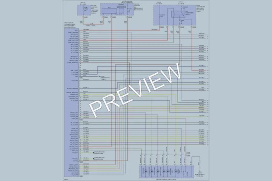 2011 LandRover RangeRover Electronic Suspension wiring diagram preview