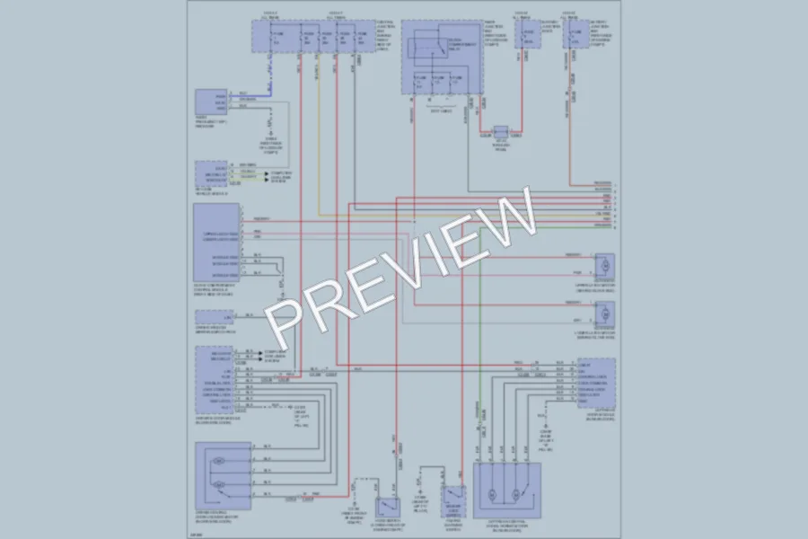 2011 LandRover RangeRover Power Door Locks wiring diagram preview