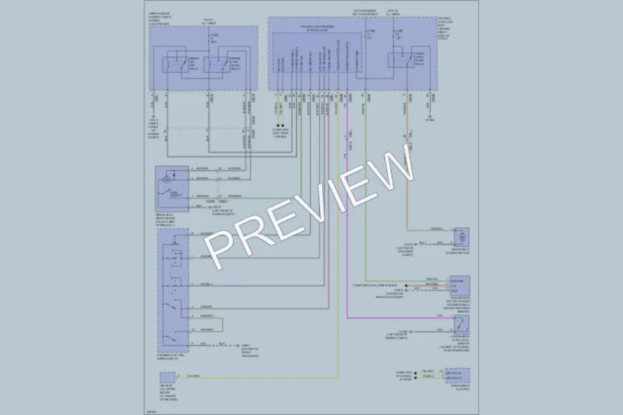 2011 LandRover RangeRover Wiper Washer wiring diagram preview