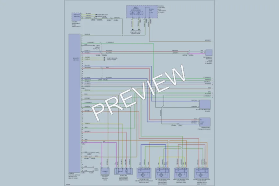 2011 LandRover RangeRoverSport Air Conditioning wiring diagram preview