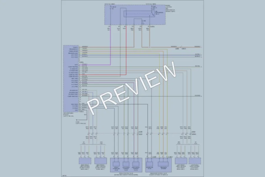 2011 LandRover RangeRoverSport Electronic Suspension wiring diagram preview