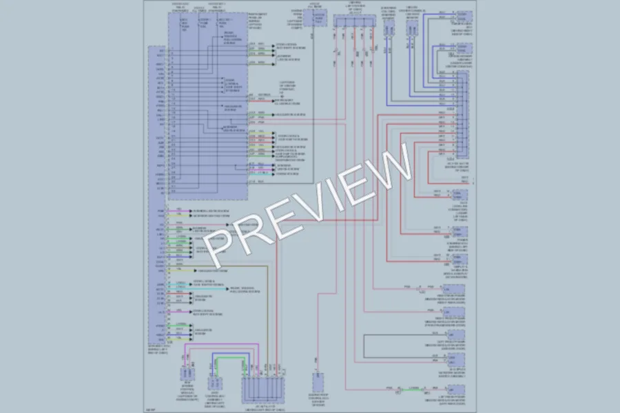 2011 Lexus CT200h Body Control Modules wiring diagram preview