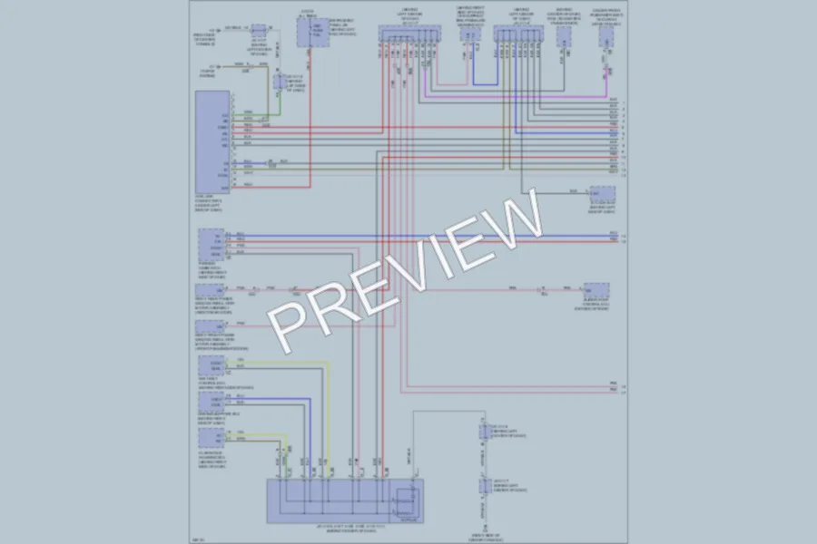 2011 Lexus CT200h Computer Data Lines wiring diagram preview