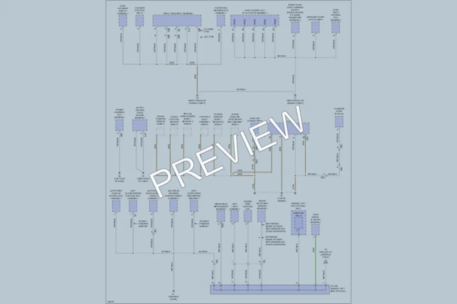 2011 Lexus CT200h Ground Distribution wiring diagram preview