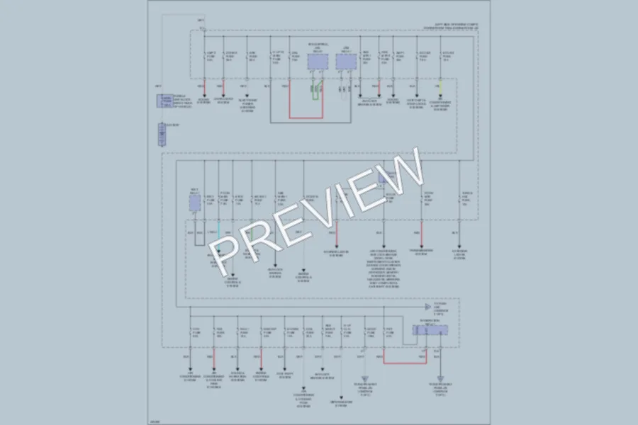 2011 Lexus CT200h Power Distribution wiring diagram preview