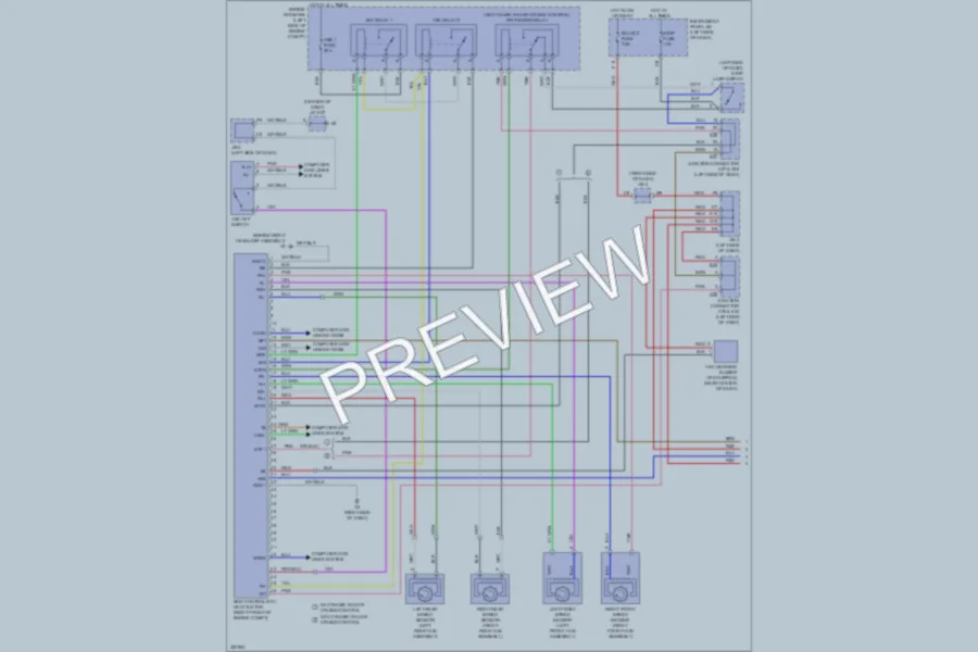 2011 Lexus ES350 Anti Lock Brakes wiring diagram preview