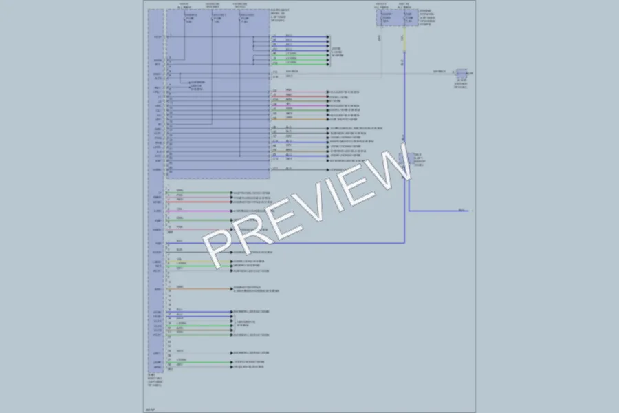 2011 Lexus ES350 Body Control Modules wiring diagram preview