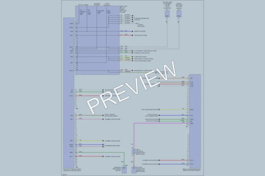 2011 Lexus GS350 Body Control Modules wiring diagram preview