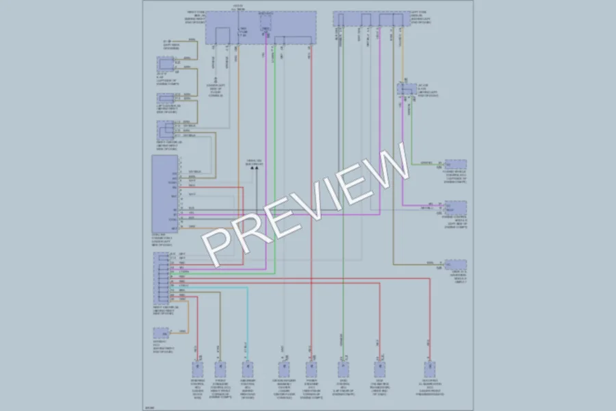 2011 Lexus GS450h Computer Data Lines wiring diagram preview