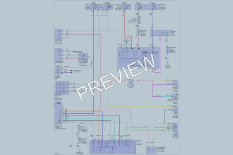 2011 Lexus GS450h Power Top Sunroof wiring diagram preview