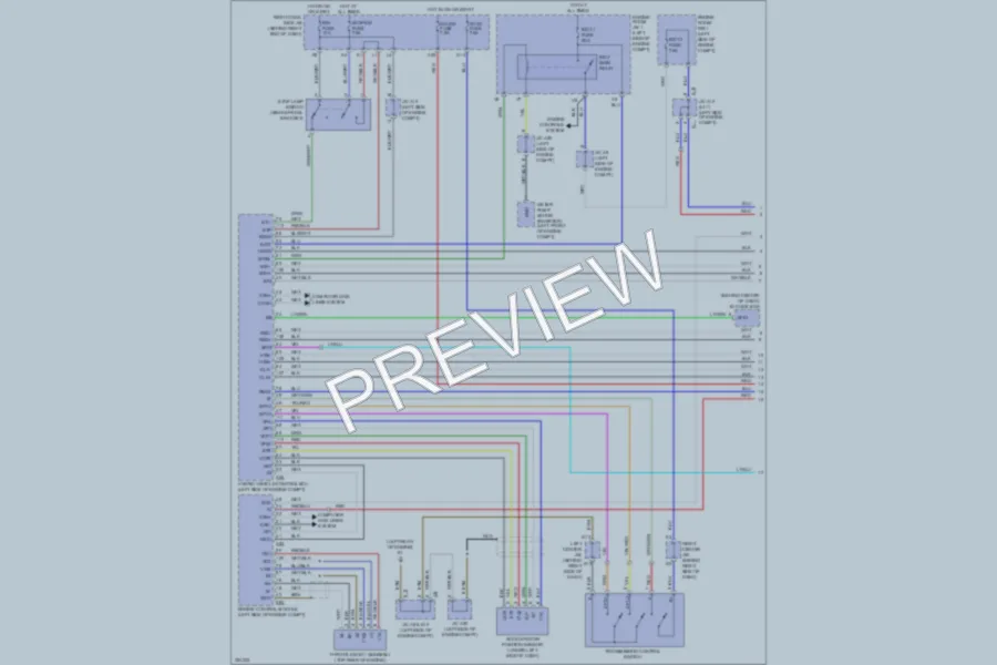 2011 Lexus GS450h Transmission wiring diagram preview