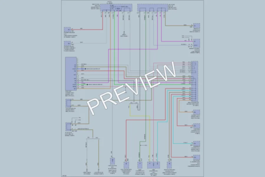 2011 Lexus GS460 Computer Data Lines wiring diagram preview