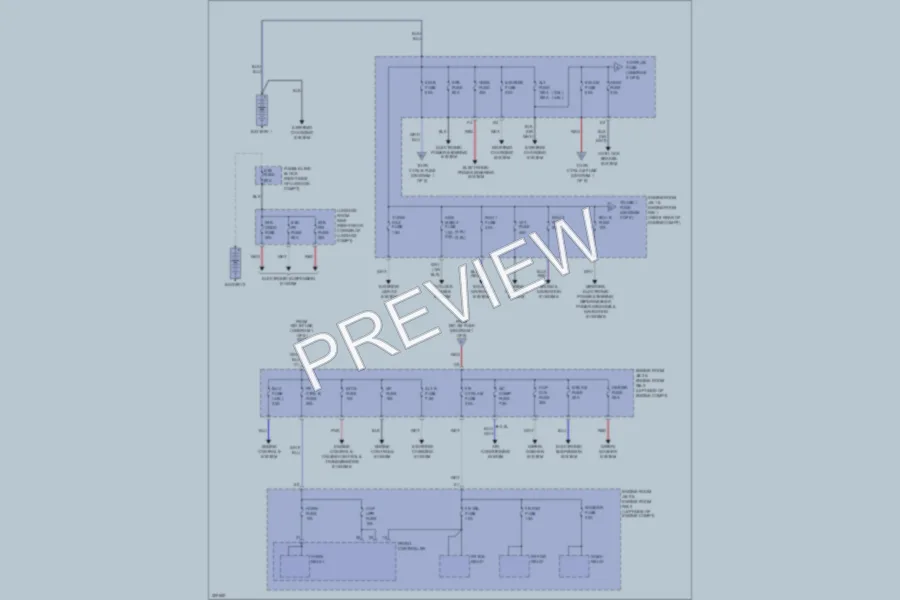 2011 Lexus GS460 Power Distribution wiring diagram preview