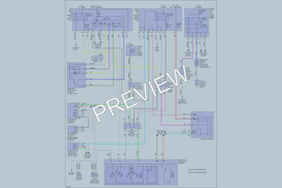 2011 Lexus GS460 Wiper Washer wiring diagram preview