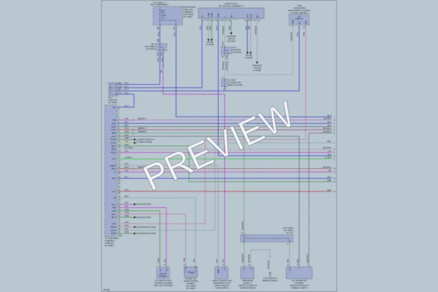 2011 Lexus GX460 Air Conditioning wiring diagram preview