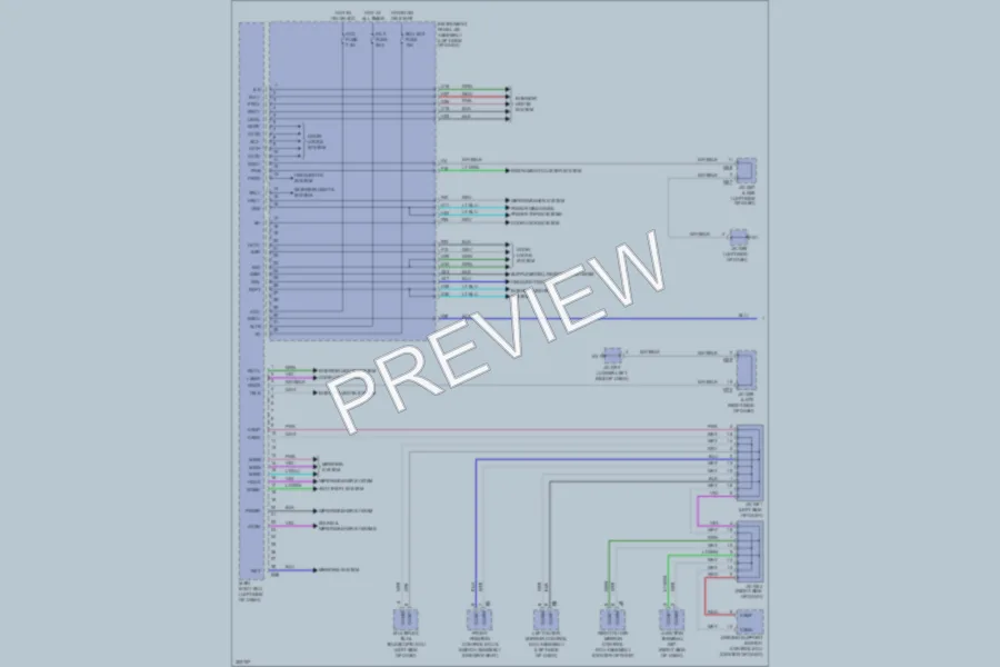 2011 Lexus GX460 Body Control Modules wiring diagram preview