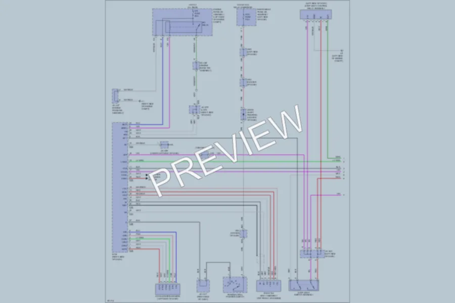 2011 Lexus GX460 Cruise Control wiring diagram preview