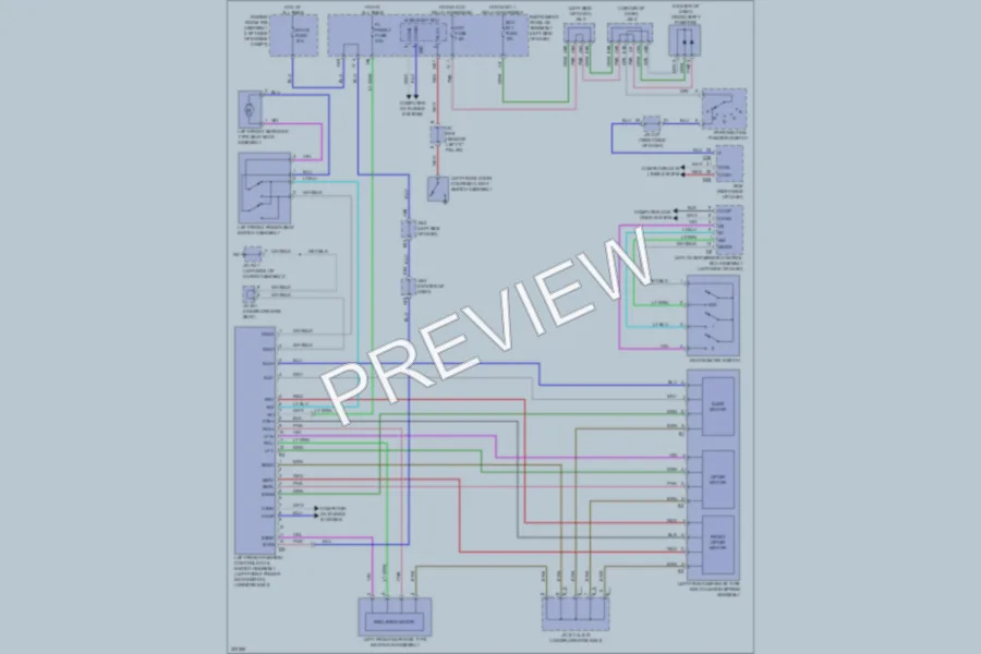 2011 Lexus GX460 Memory Systems wiring diagram preview