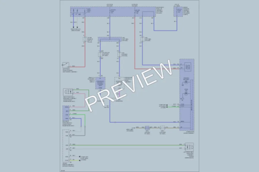 2011 Lexus GX460 Warning Systems wiring diagram preview