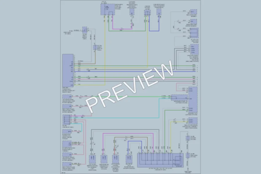 2011 Lexus HS250h Computer Data Lines wiring diagram preview