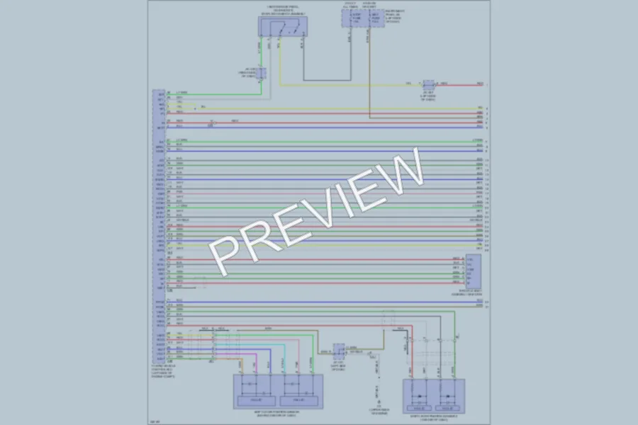 2011 Lexus HS250h Transmission wiring diagram preview