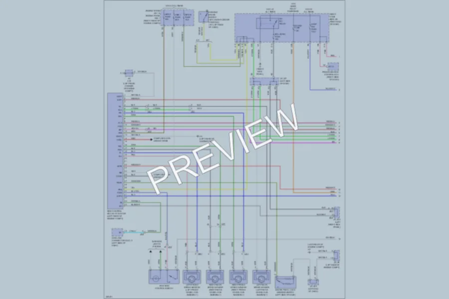 2011 Lexus IS250 Anti Lock Brakes wiring diagram preview