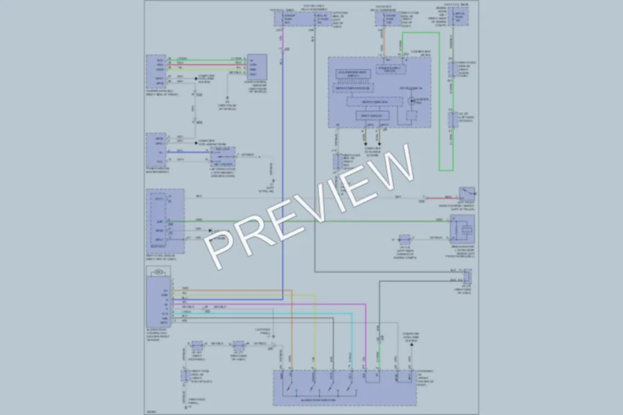 2011 Lexus IS250 Power Top Sunroof wiring diagram preview