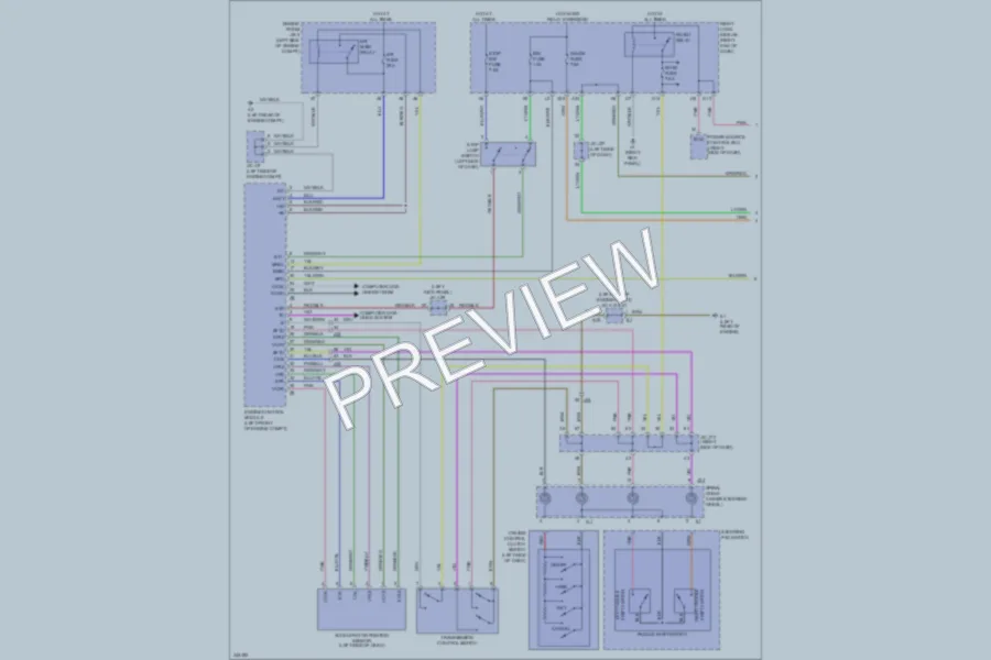 2011 Lexus IS350 Cruise Control wiring diagram preview