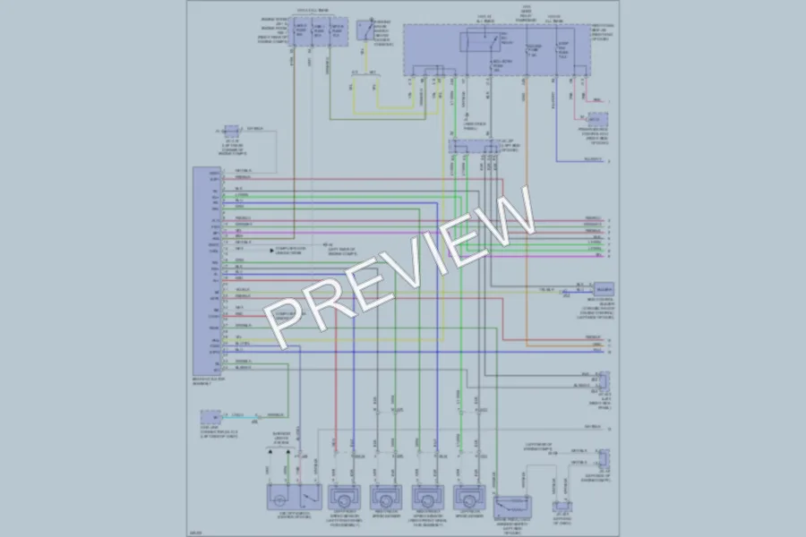 2011 Lexus IS350C Anti Lock Brakes wiring diagram preview