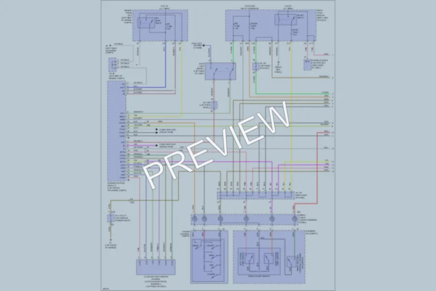 2011 Lexus IS350C Cruise Control wiring diagram preview