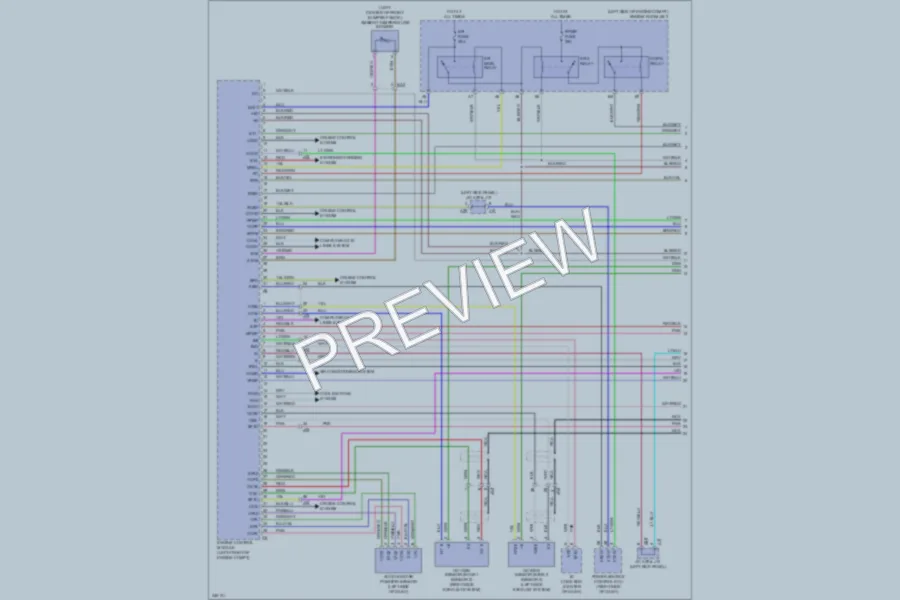 2011 Lexus IS350C Engine Performance wiring diagram preview