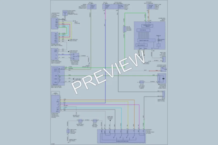 2011 Lexus ISF Power Top Sunroof wiring diagram preview