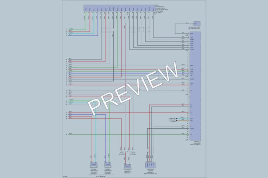 2011 Lexus ISF Radio wiring diagram preview