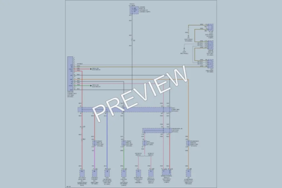 2011 Lexus LS460 Computer Data Lines wiring diagram preview