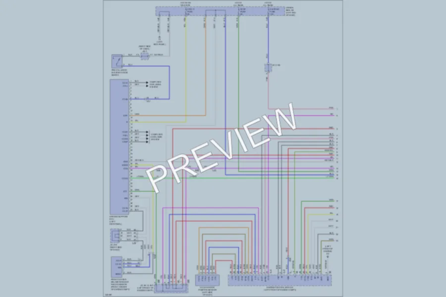 2011 Lexus LS460 Cruise Control wiring diagram preview