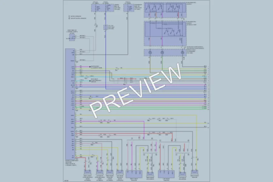 2011 Lexus LS460 Navigation wiring diagram preview