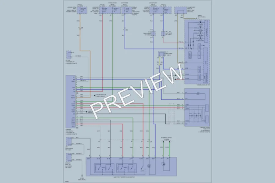2011 Lexus LS460 Shift Interlock wiring diagram preview