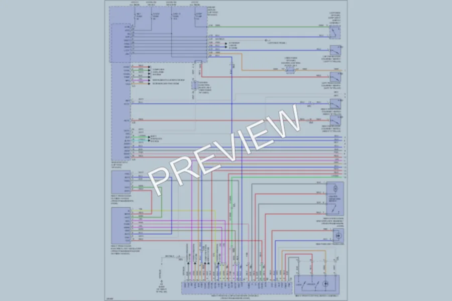 2011 Lexus LS600h Anti Theft wiring diagram preview