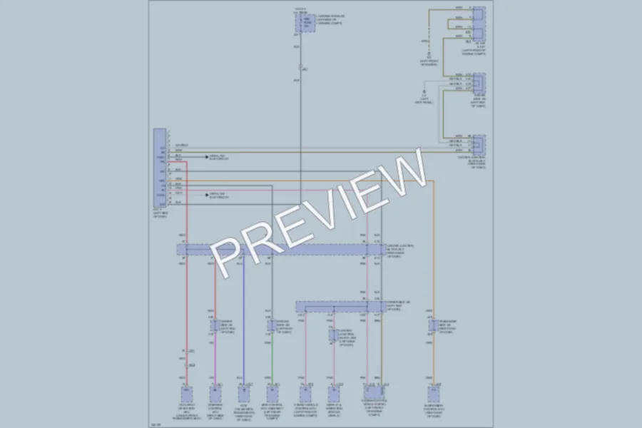 2011 Lexus LS600h Computer Data Lines wiring diagram preview