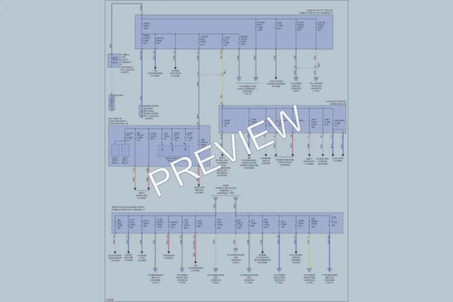 2011 Lexus LS600h Power Distribution wiring diagram preview